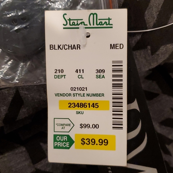 Donna Moore Black/Grey Chevron Coat Sz M - Picture 5 of 8